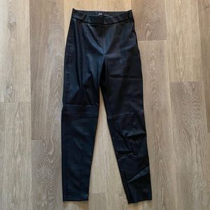 ZARA Faux Leather Leggings